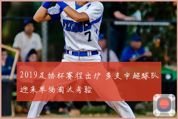 2019足协杯赛程出炉 多支中超球队迎来单场淘汰考验